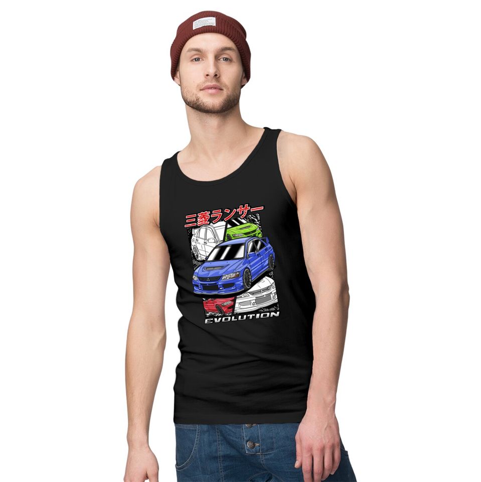 JDM Lancer Evo - Lancer Evolution - Tank Tops