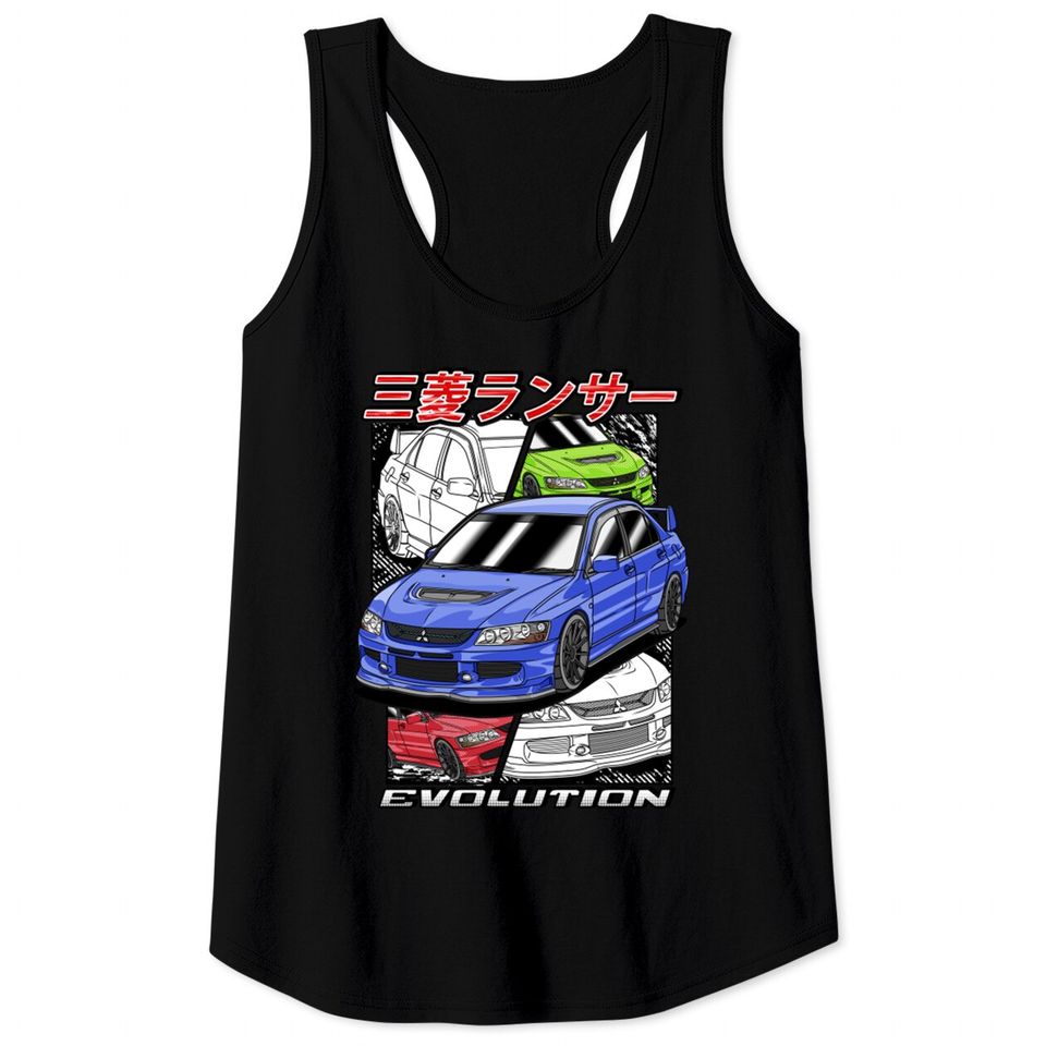 JDM Lancer Evo - Lancer Evolution - Tank Tops