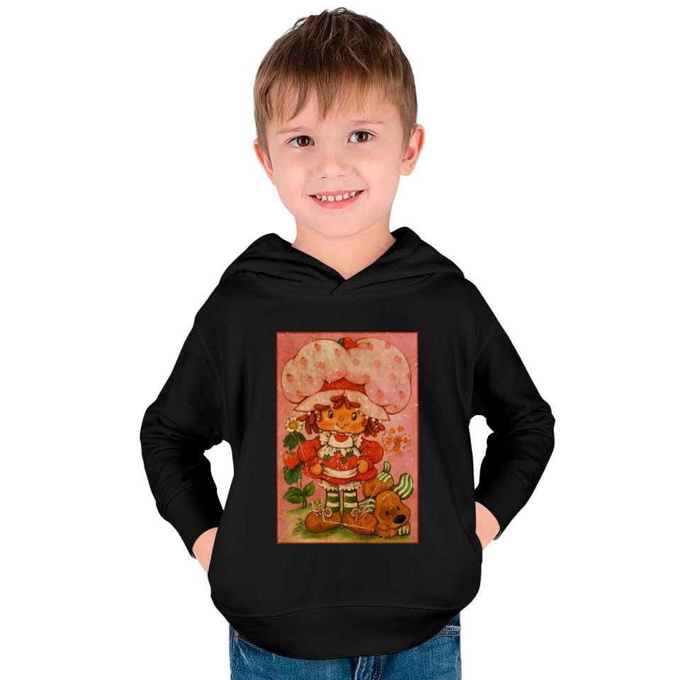 Strawberry Shortcake Retrocolor - Strawberry Shortcake - Kids Pullover Hoodies