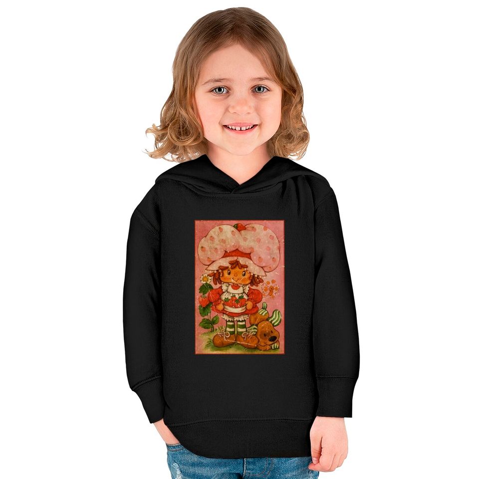 Strawberry Shortcake Retrocolor - Strawberry Shortcake - Kids Pullover Hoodies