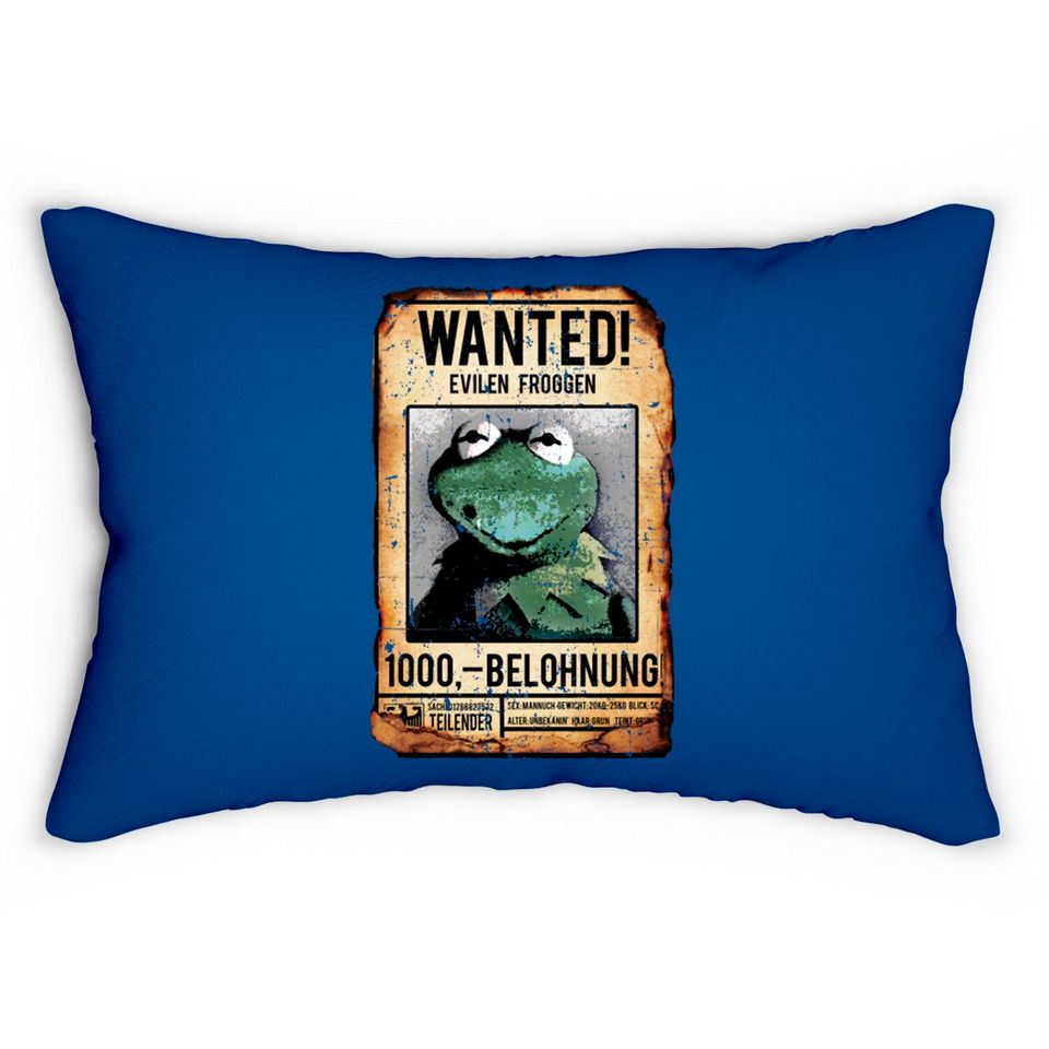 Muppets most wanted poster of Constantine, distressed - Muppets - Lumbar Pillows