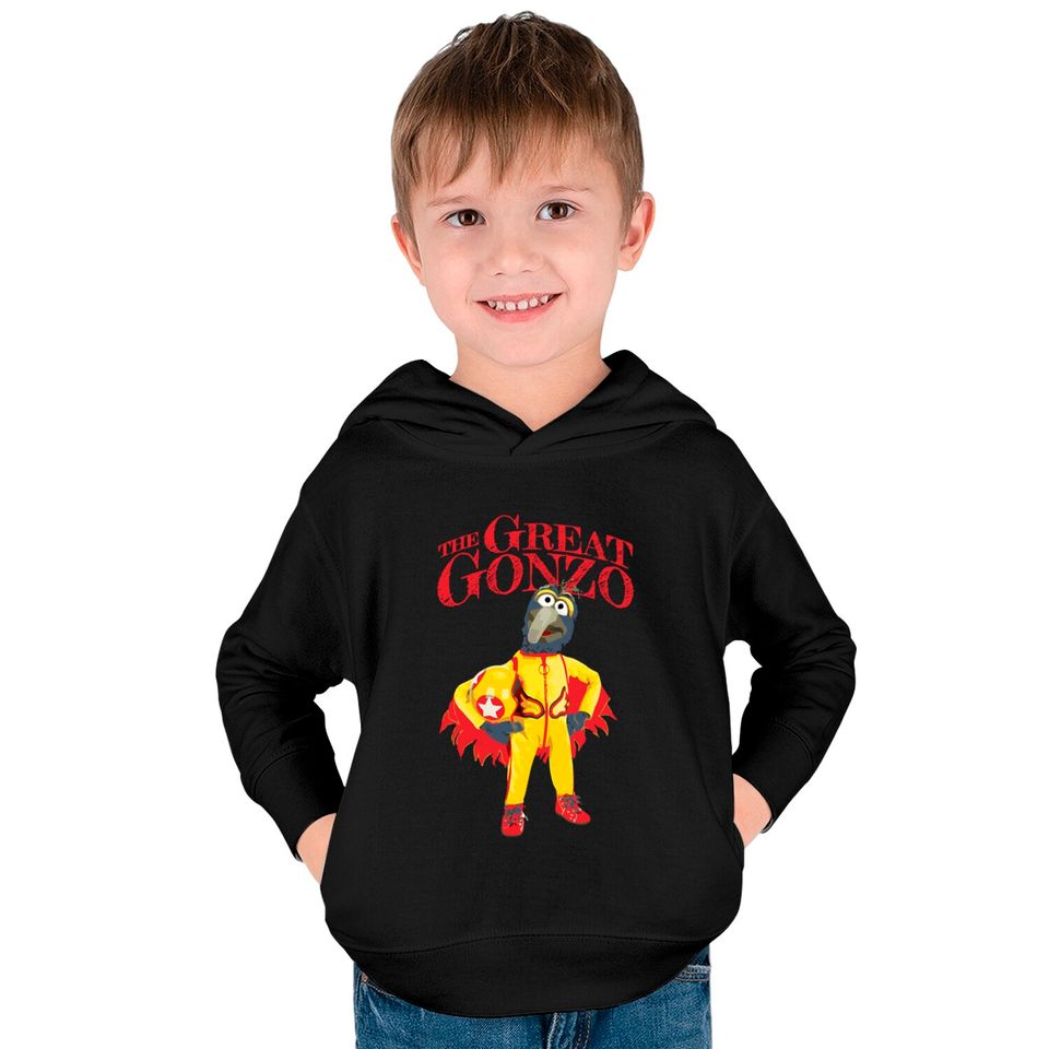 The Great Gonzo - Muppets - Kids Pullover Hoodies