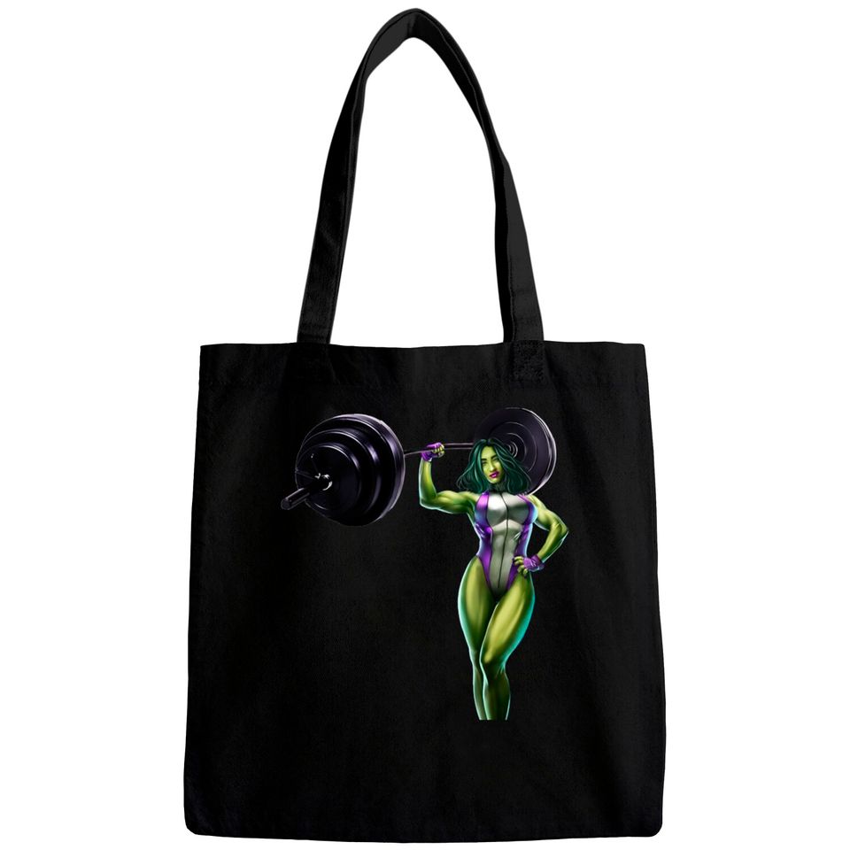 She-Green-Angry lady - Hulk - Bags