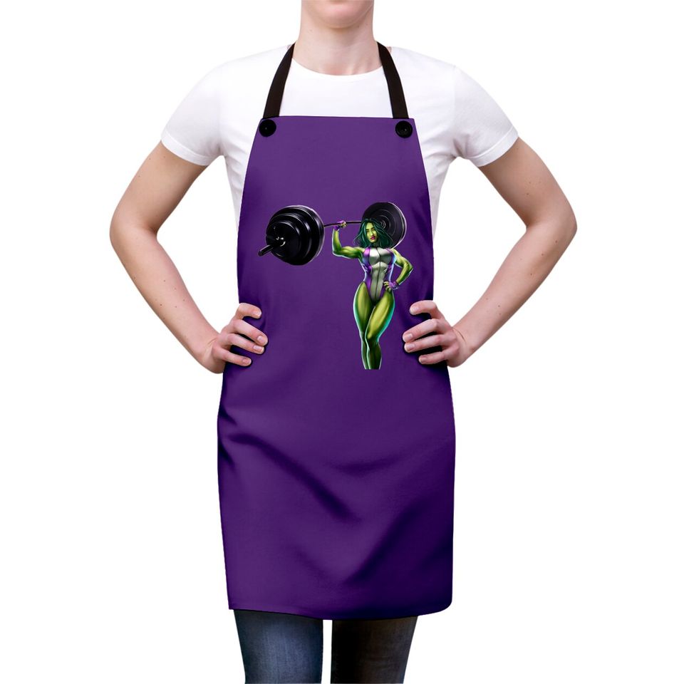 She-Green-Angry lady - Hulk - Aprons