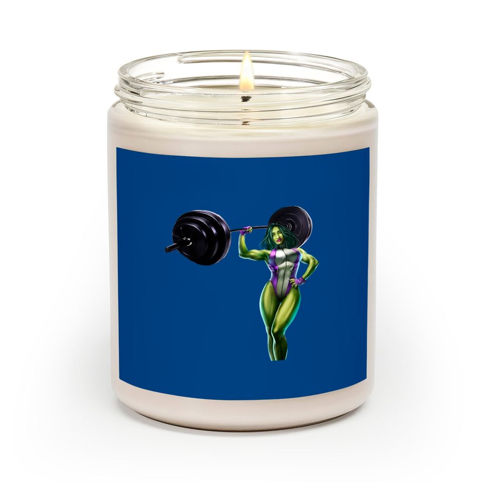 She-Green-Angry lady - Hulk - Scented Candles