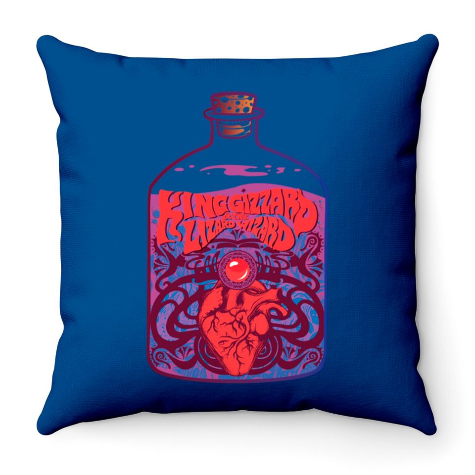 Float Along - King Gizzard And The Lizard Wizard - Throw Pillows