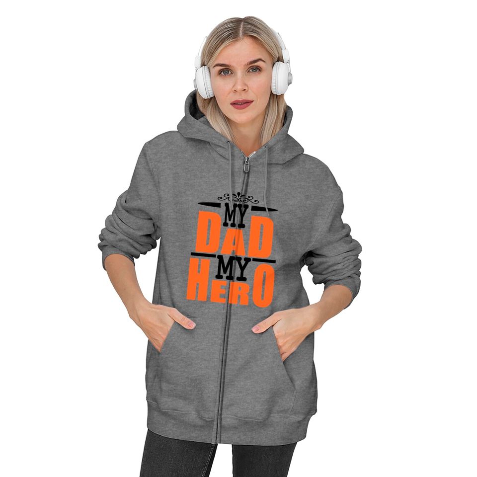 FATHERS DAY - Happy Birthday Father - Zip Hoodies