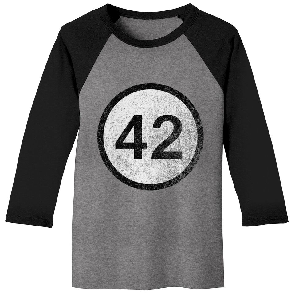 42 (faded) - 42 - Baseball Tees