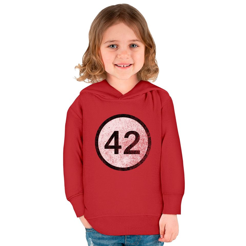 42 (faded) - 42 - Kids Pullover Hoodies