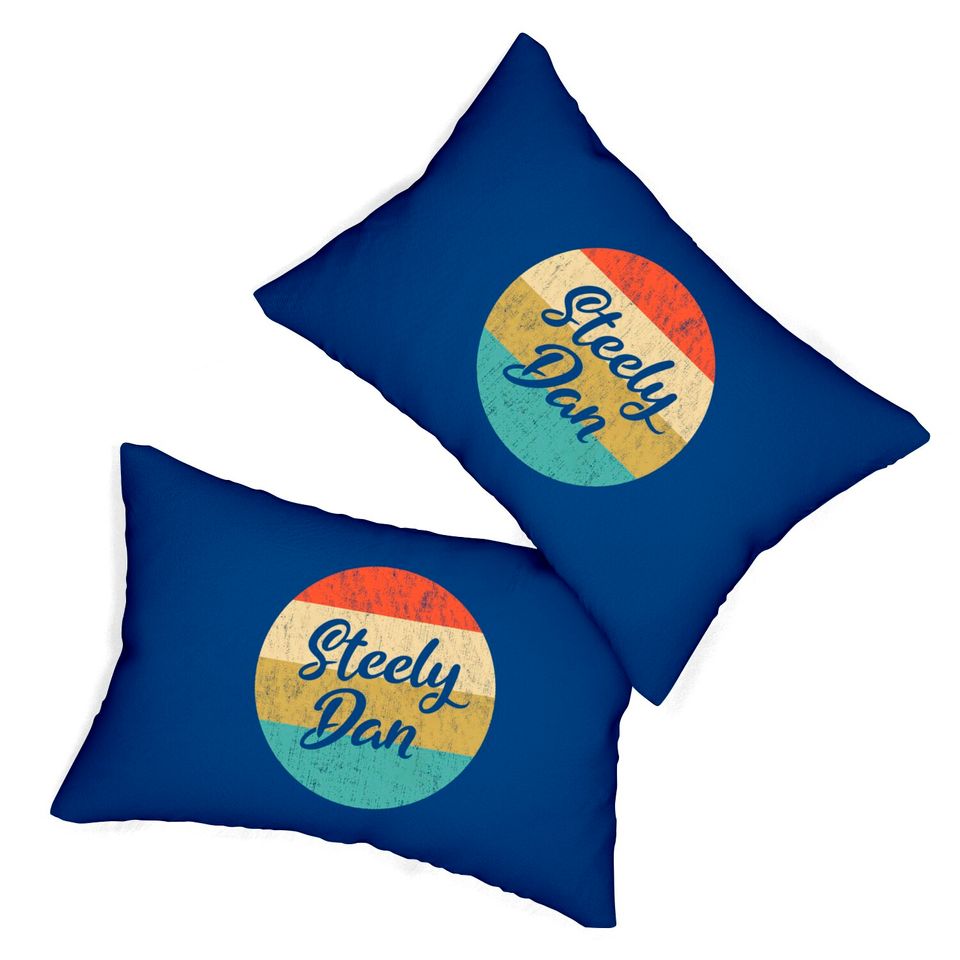 Vintage Steely Dan - Steely Dan - Lumbar Pillows