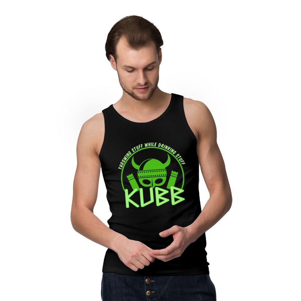 Kubb Viking Chess and Party Tank Tops - Kubb Game - Tank Tops