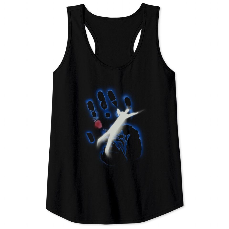 The X-Files Spooky Handprint - X Files - Tank Tops