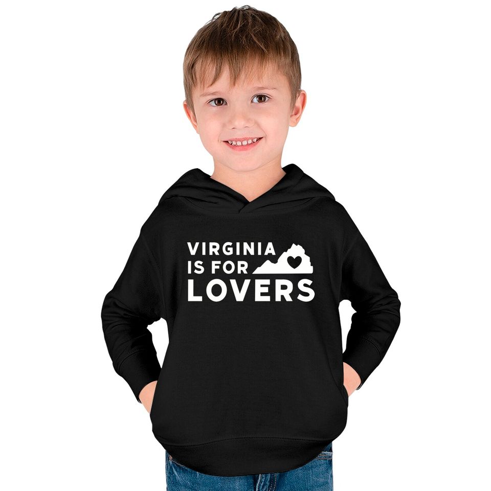 Virginia Is For Lovers Simple Vintage - Virginia Is For Lovers - Kids Pullover Hoodies