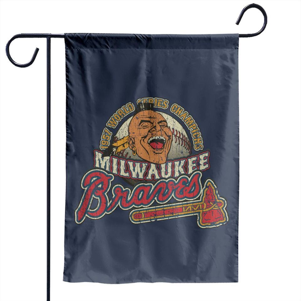 Milwaukee Braves World Champions 1957 - Baseball - Garden Flags
