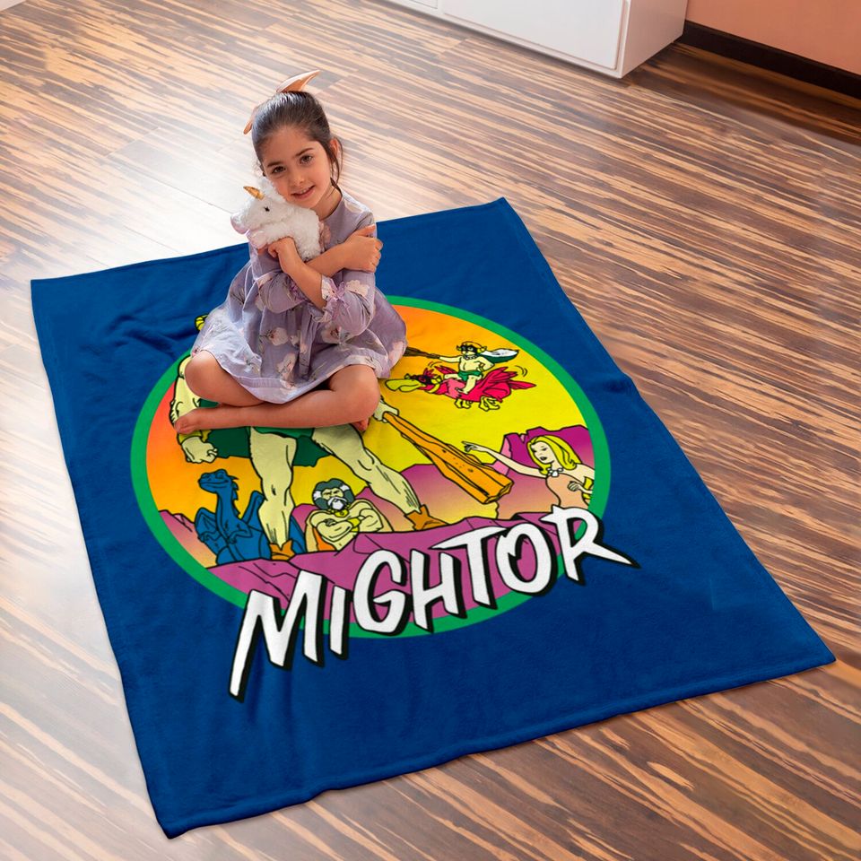 Mightor Cartoon - Mightor - Baby Blankets