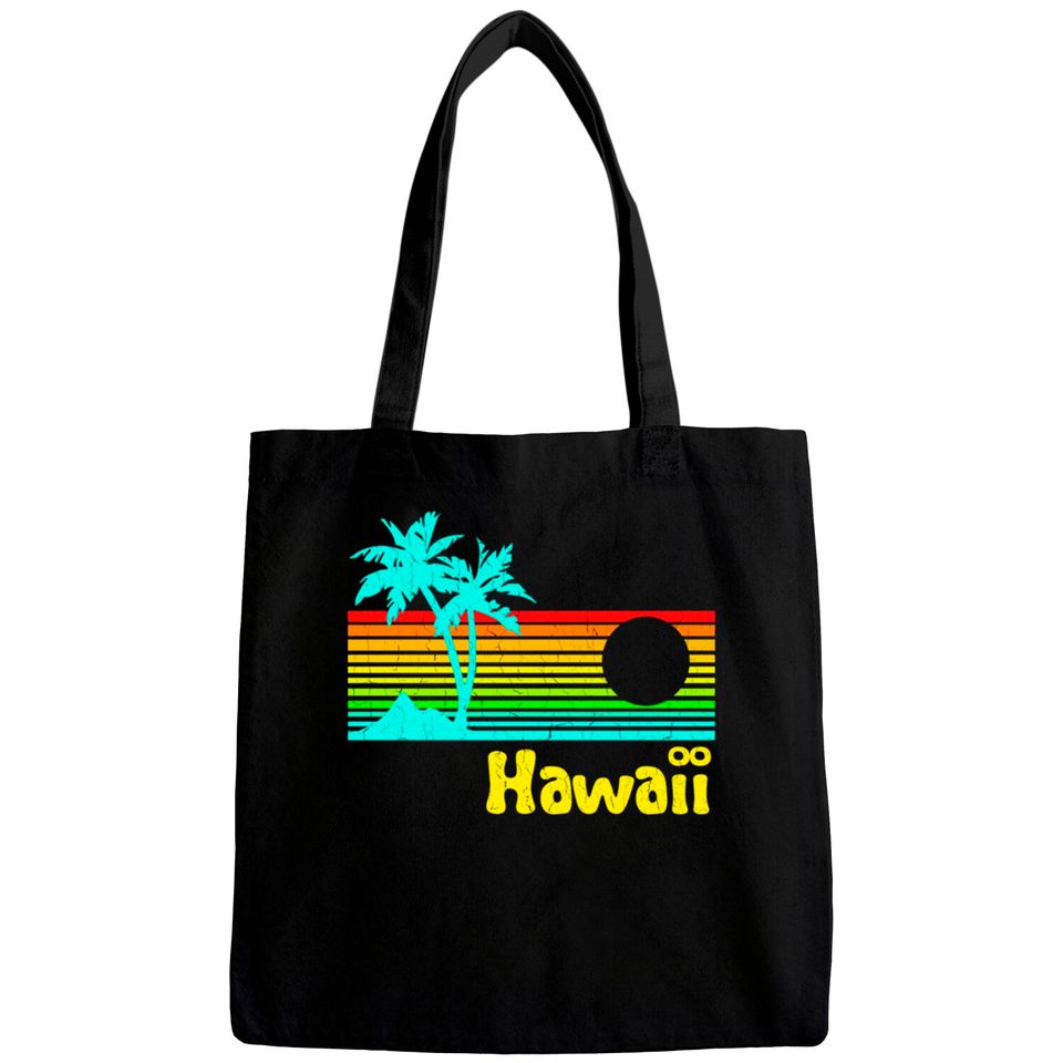 '80s Retro Vintage Hawaii (distressed look) - Hawaii - Bags
