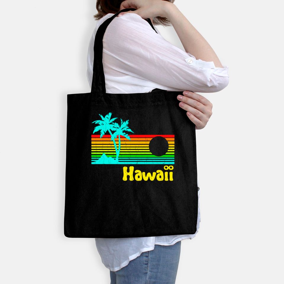 '80s Retro Vintage Hawaii (distressed look) - Hawaii - Bags