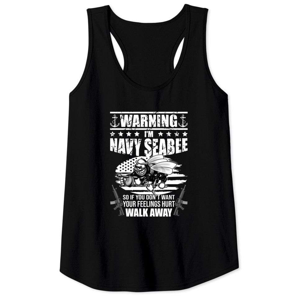 Navy Seabee - US Navy Vintage Seabees - Navy - Tank Tops