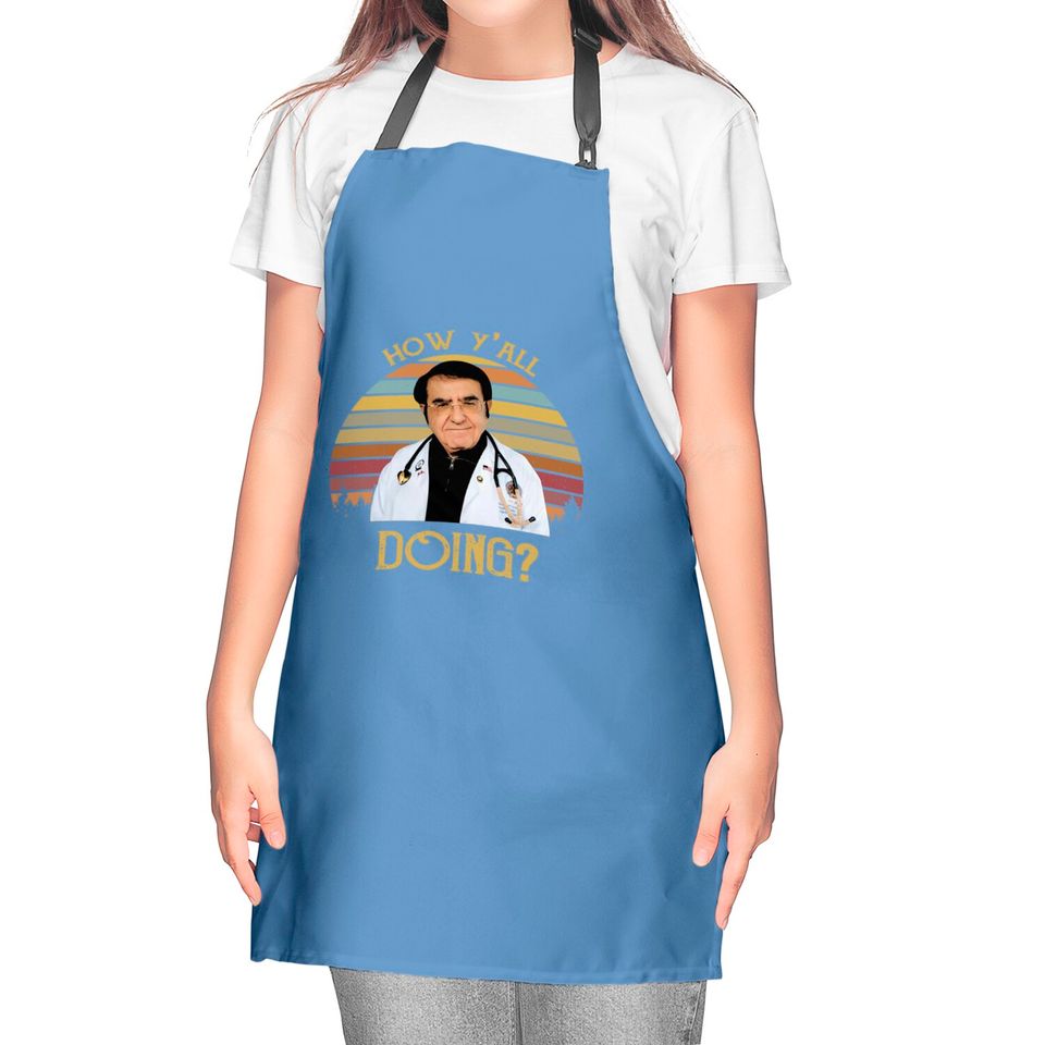 How Y'All Doing Funny Dr Now Retro Vintage Style, Movie 80S  Kitchen Aprons