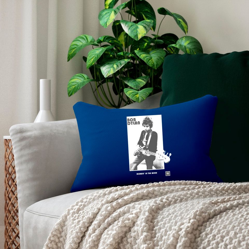 Bob Dylan Blowin in the Wind Rock Lumbar Pillow Lumbar Pillows