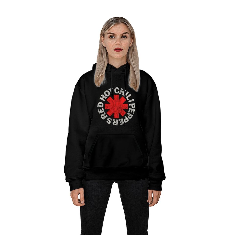 Red Hot Chili Peppers Distressed Logo Rock Tee Hoodies