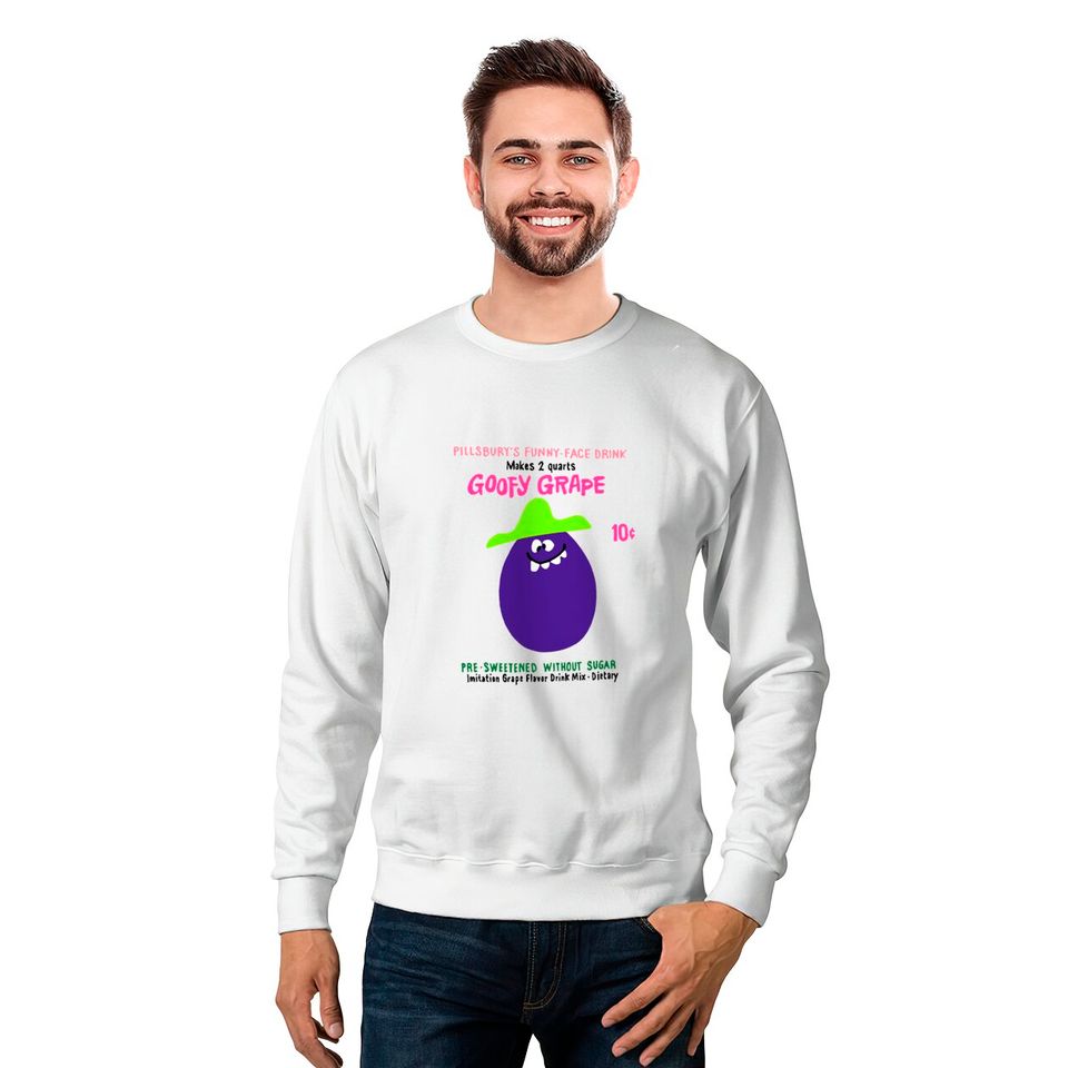Funny Face Drink Mix "Goofy Grape" - Kool Aid - Sweatshirts