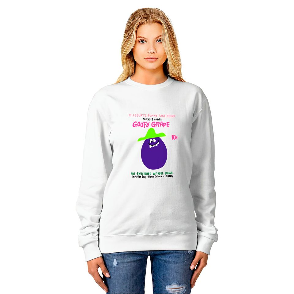 Funny Face Drink Mix "Goofy Grape" - Kool Aid - Sweatshirts