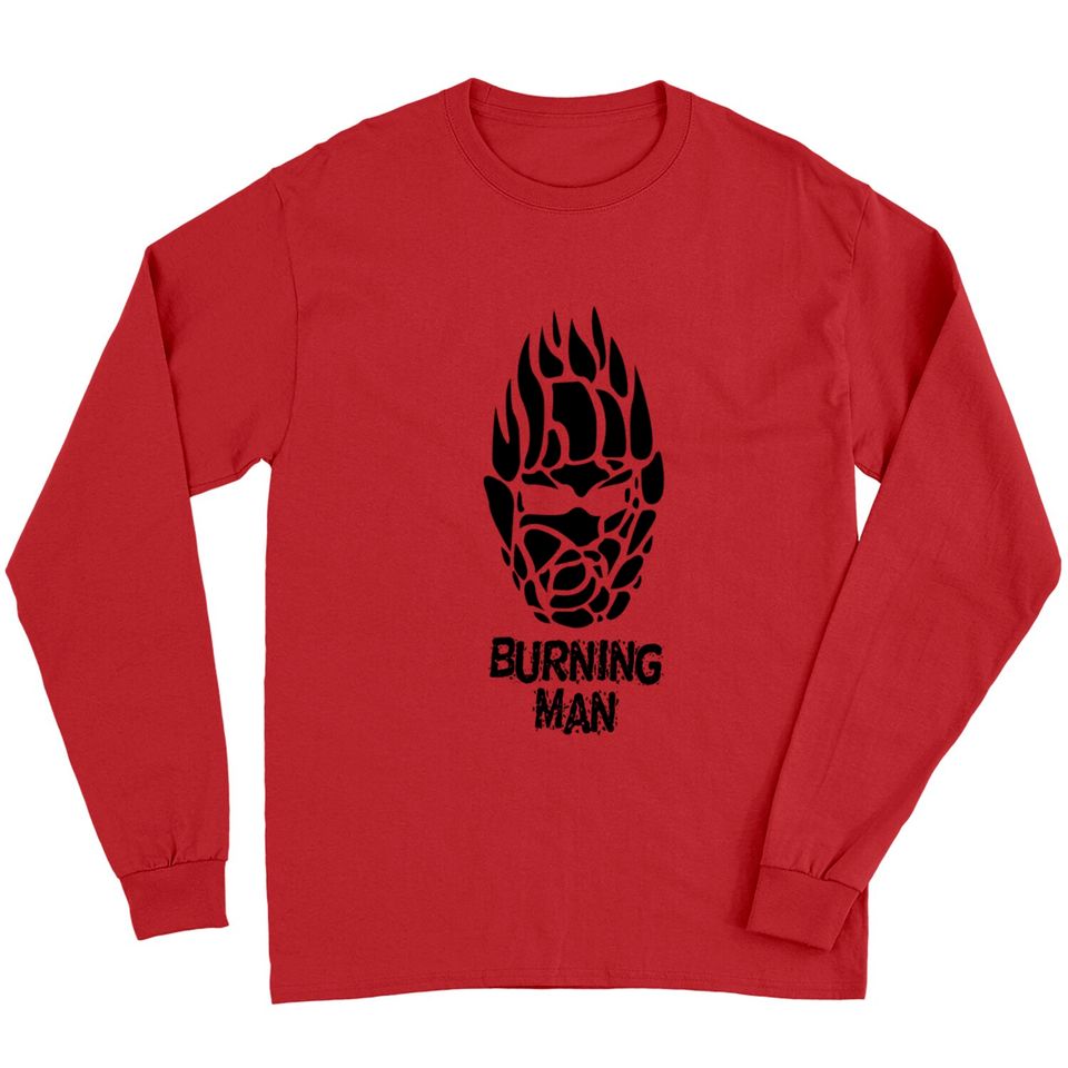 Burning Man (Black) - Burning Man - Long Sleeves