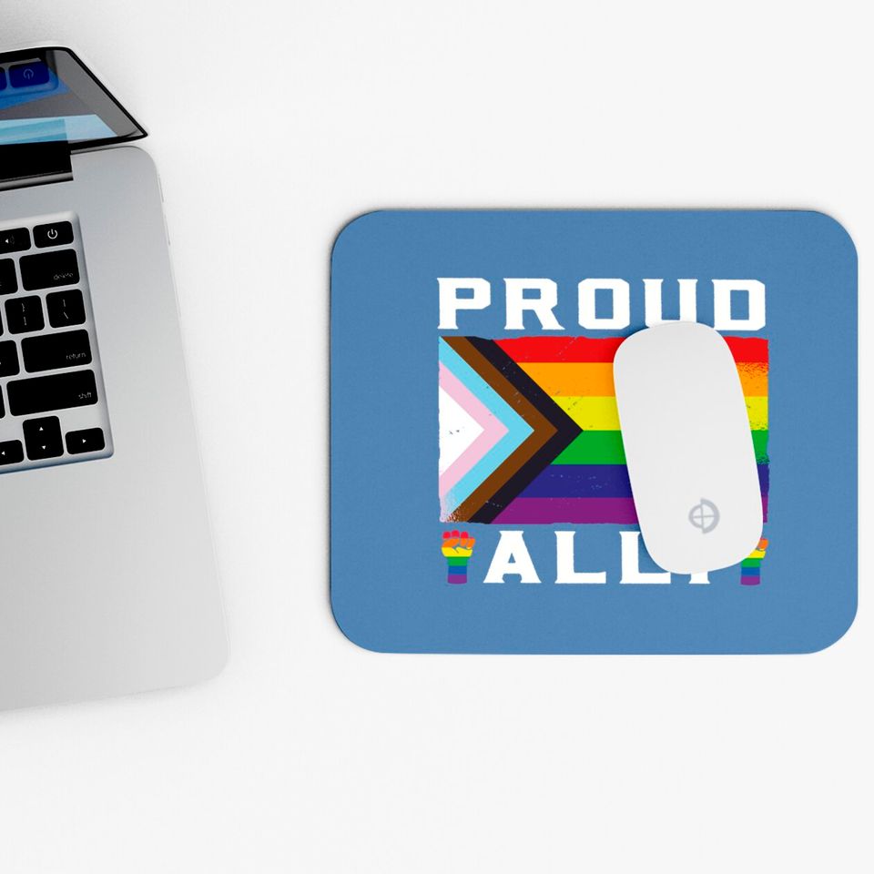 LGBT Gay Pride Month Proud Ally - Lgbtq - Mouse Pads