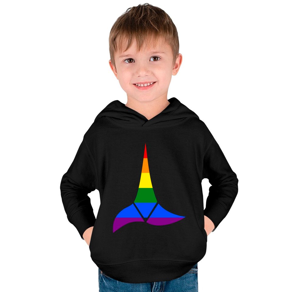 Klingon Pride Logo - Pride - Kids Pullover Hoodies