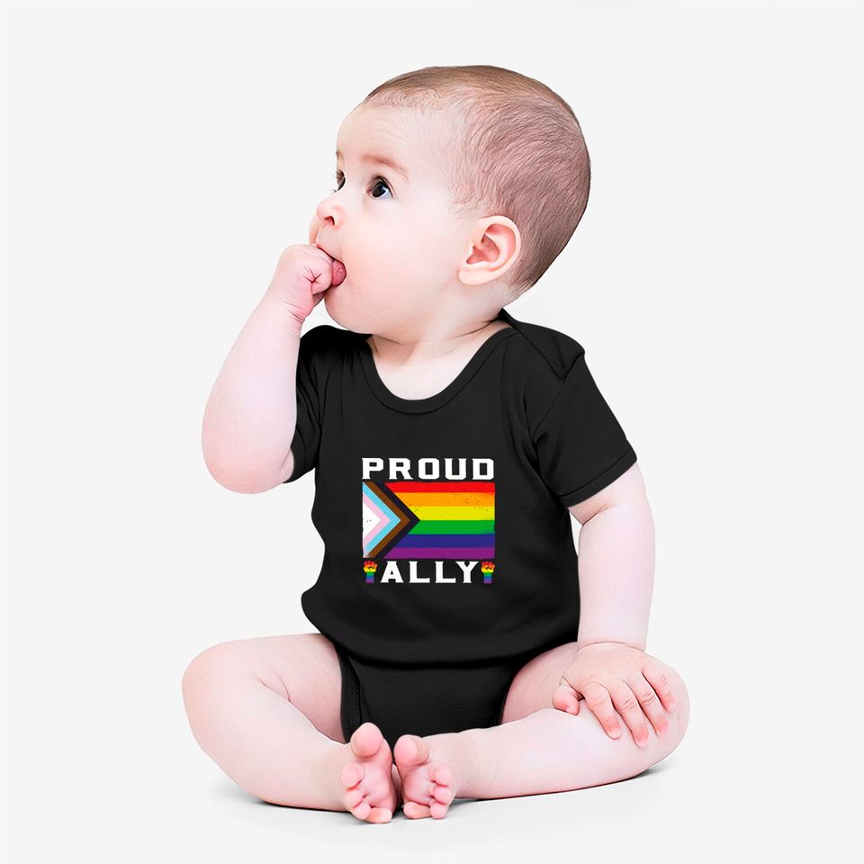 LGBT Gay Pride Month Proud Ally - Lgbtq - Onesies