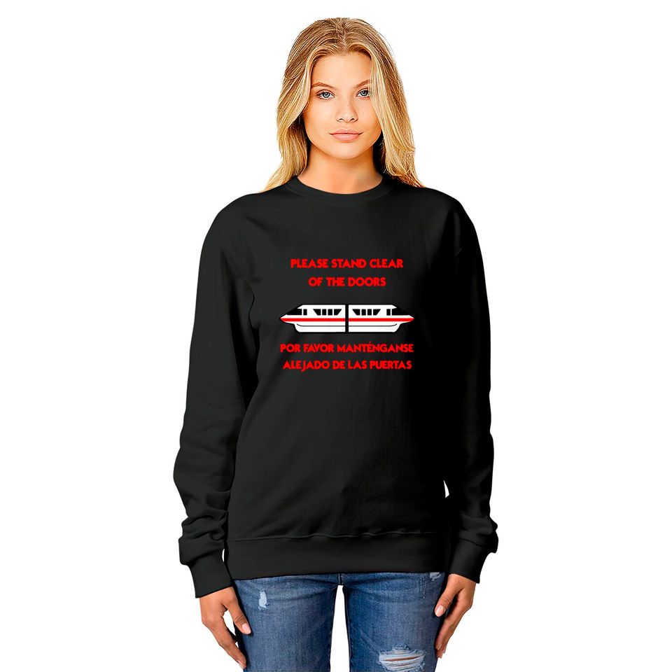 Monorail Warning: Red - Disney - Sweatshirts