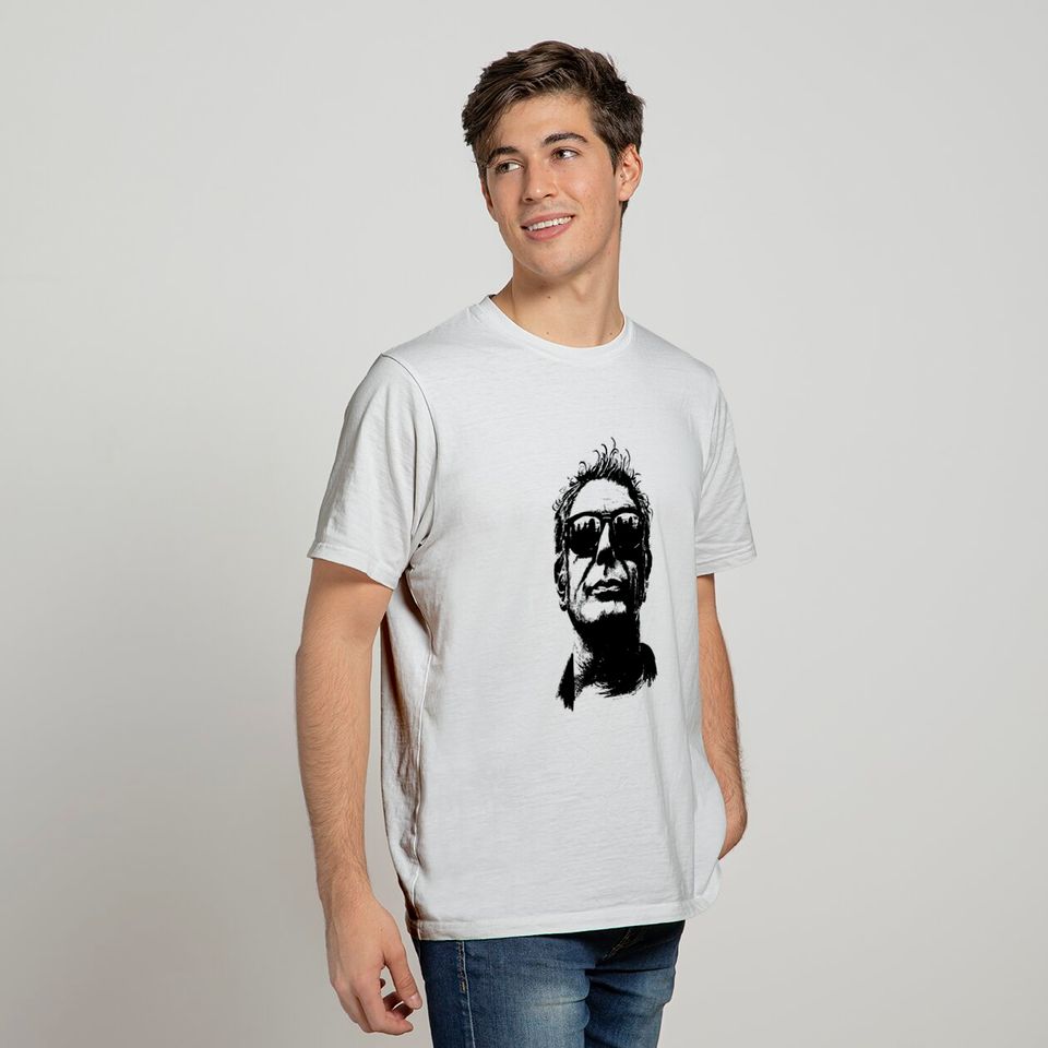 Anthony Bourdain Pencilart - Anthony Bourdain - T-Shirt