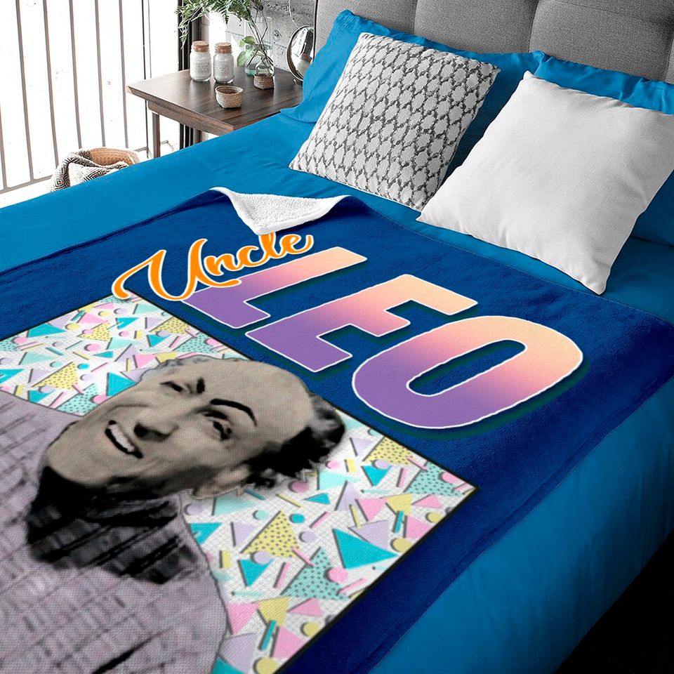 Uncle Leo 90s Style Aesthetic Design - Seinfeld Tv Show - Baby Blankets