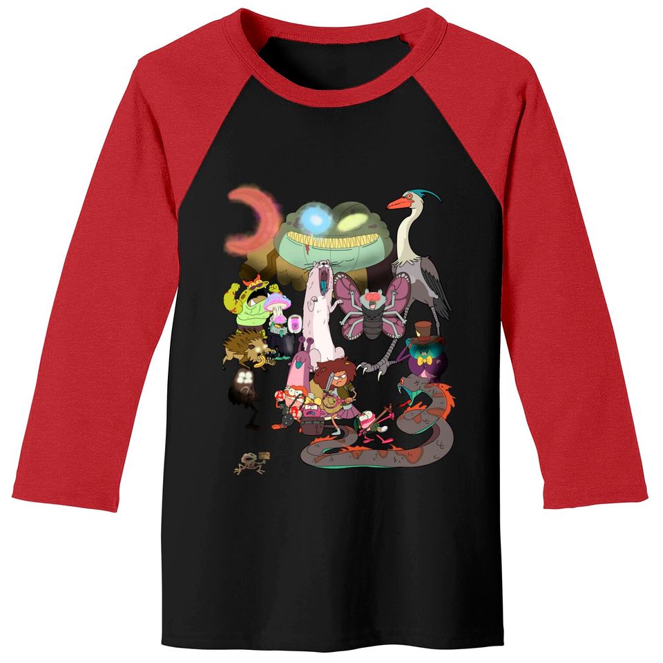 Spranne Against the World - Amphibia - Baseball Tees