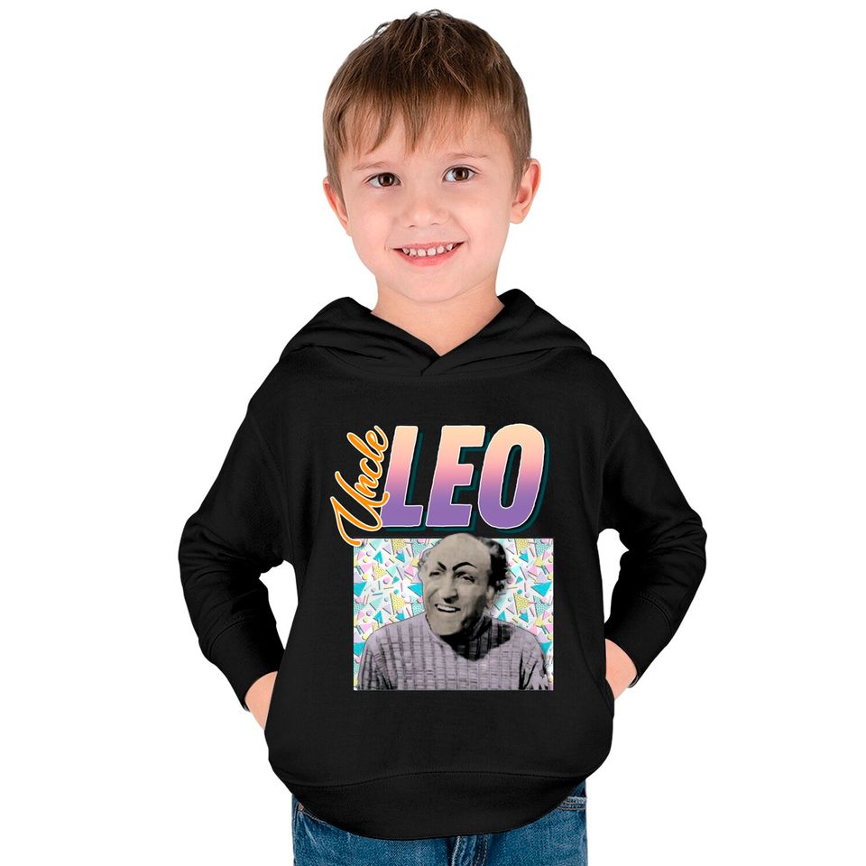 Uncle Leo 90s Style Aesthetic Design - Seinfeld Tv Show - Kids Pullover Hoodies