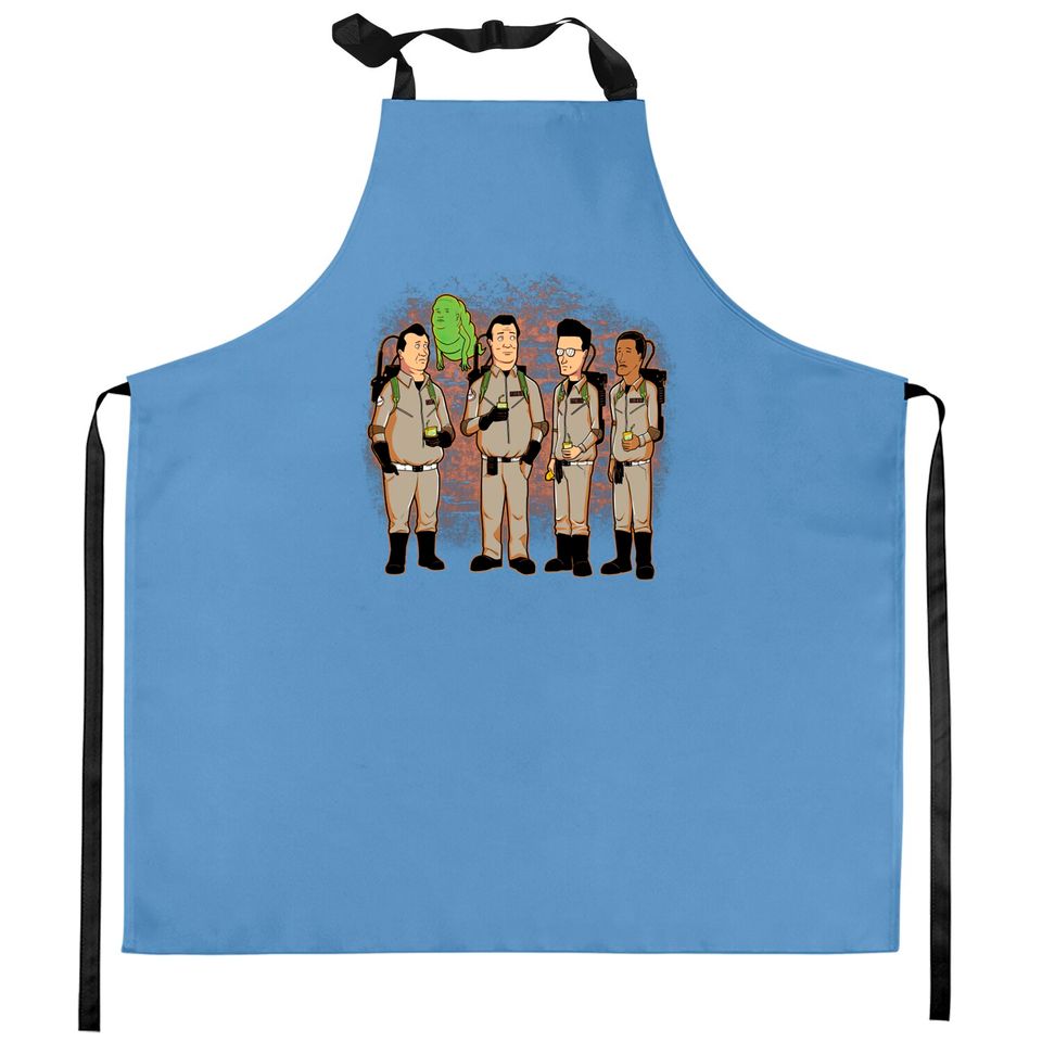 King of the Firehouse - Ghostbusters - Kitchen Aprons