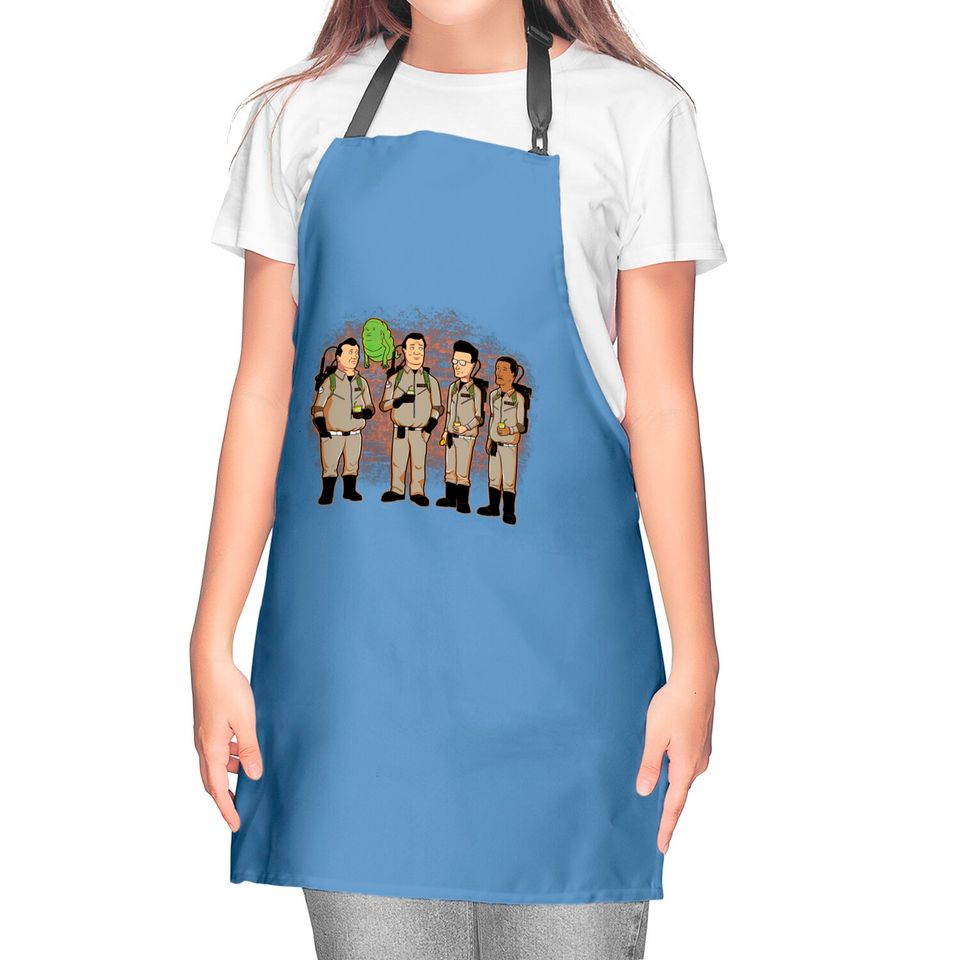 King of the Firehouse - Ghostbusters - Kitchen Aprons