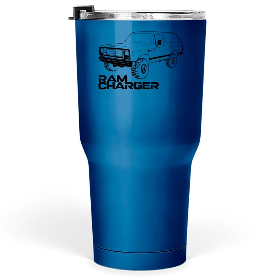 OBS Ram Charger Black Print - Ram Charger - Tumblers 30 oz