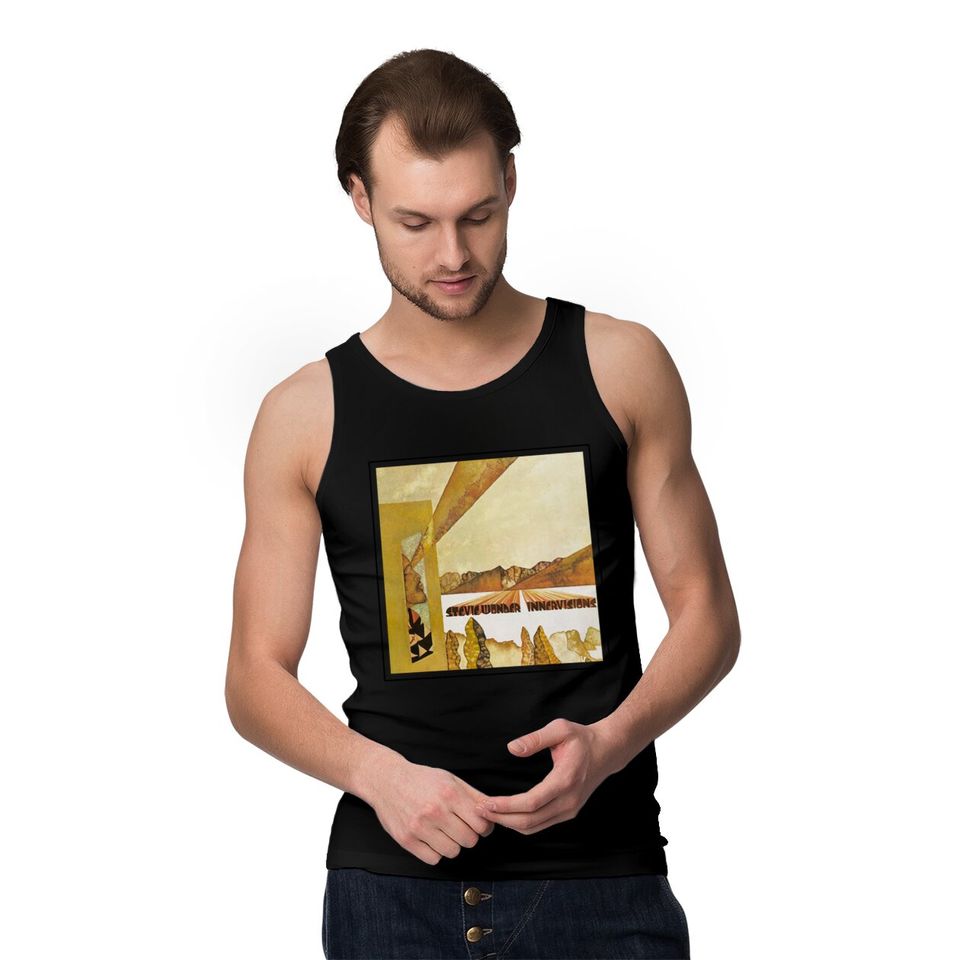 Men's Cotton Crew Tee Stevie Wonder Innervisions