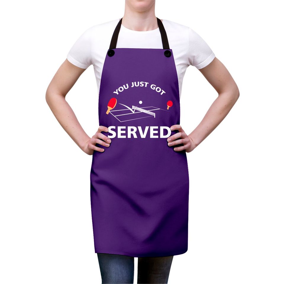 You Just Got Served Ping Pong Aprons