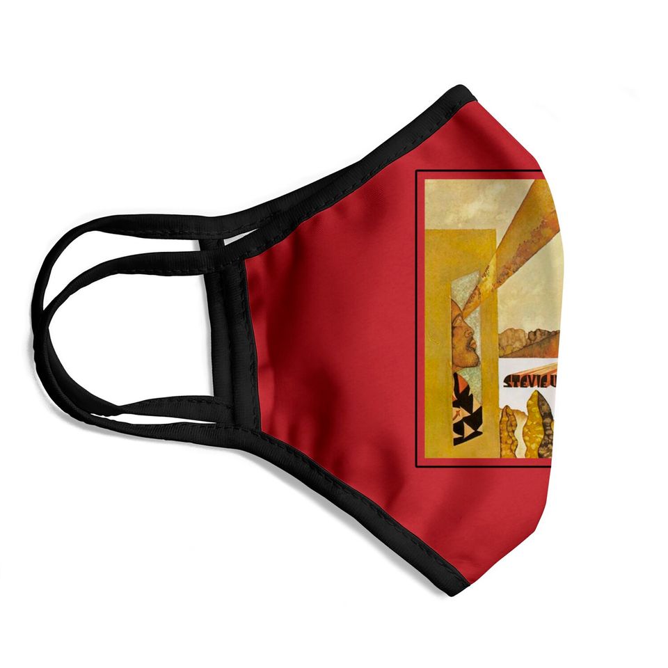 Men's Cotton Crew Face Mask Stevie Wonder Innervisions