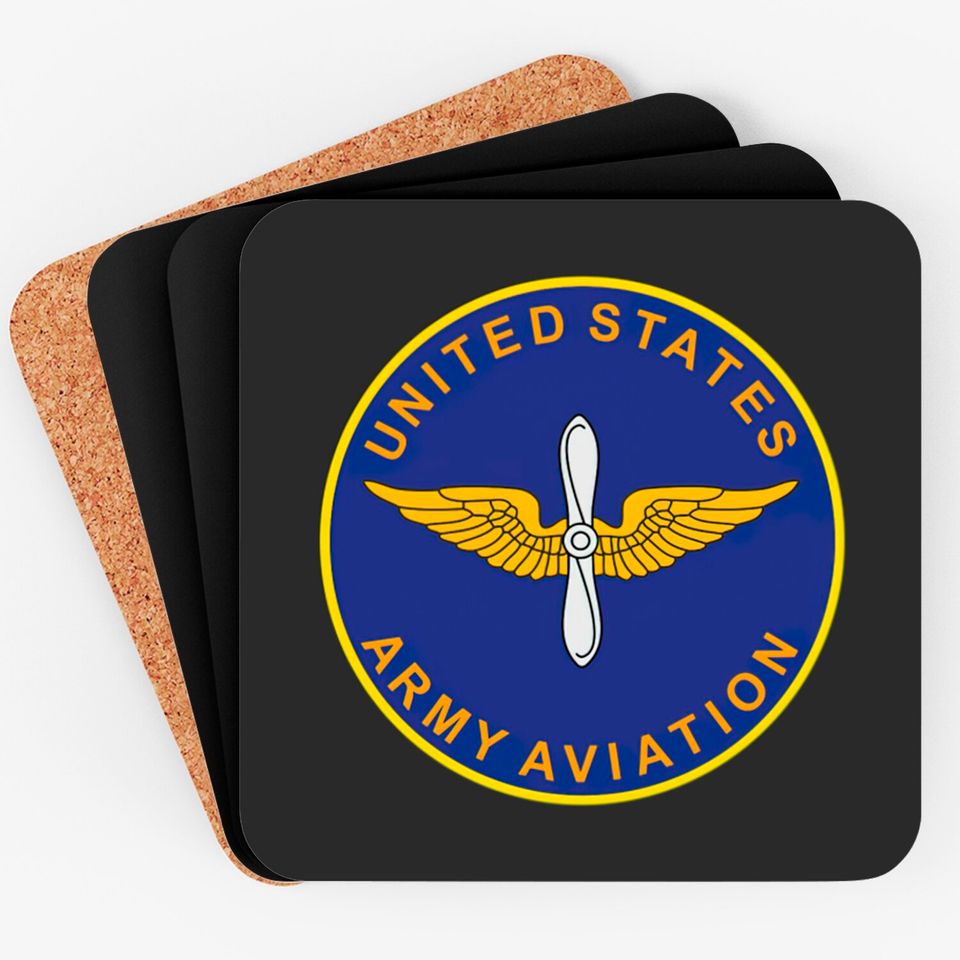 Us Army Aviation Branch Crest Coasters