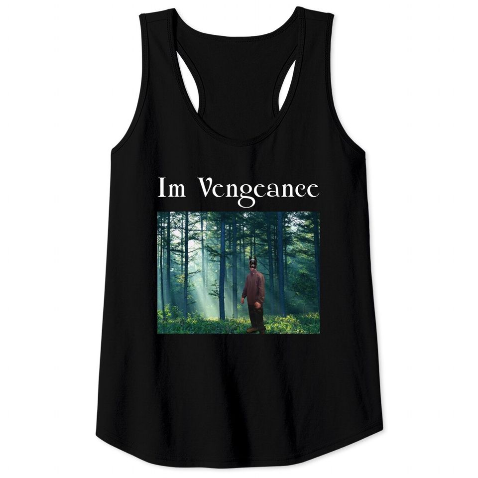 I'm Vengeance Tracksuit Robert Pattinson Standing in the Kitchen Meme Tank Tops