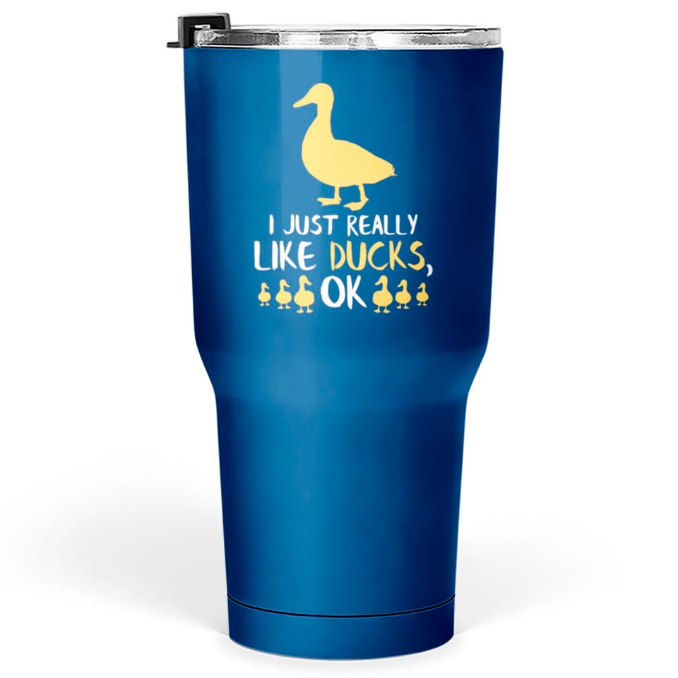 Funny Duck Gifts Funny Bird Lover Fowl Animal Gift Tumblers 30 oz