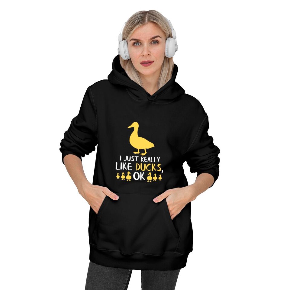 Funny Duck Gifts Funny Bird Lover Fowl Animal Gift Hoodies