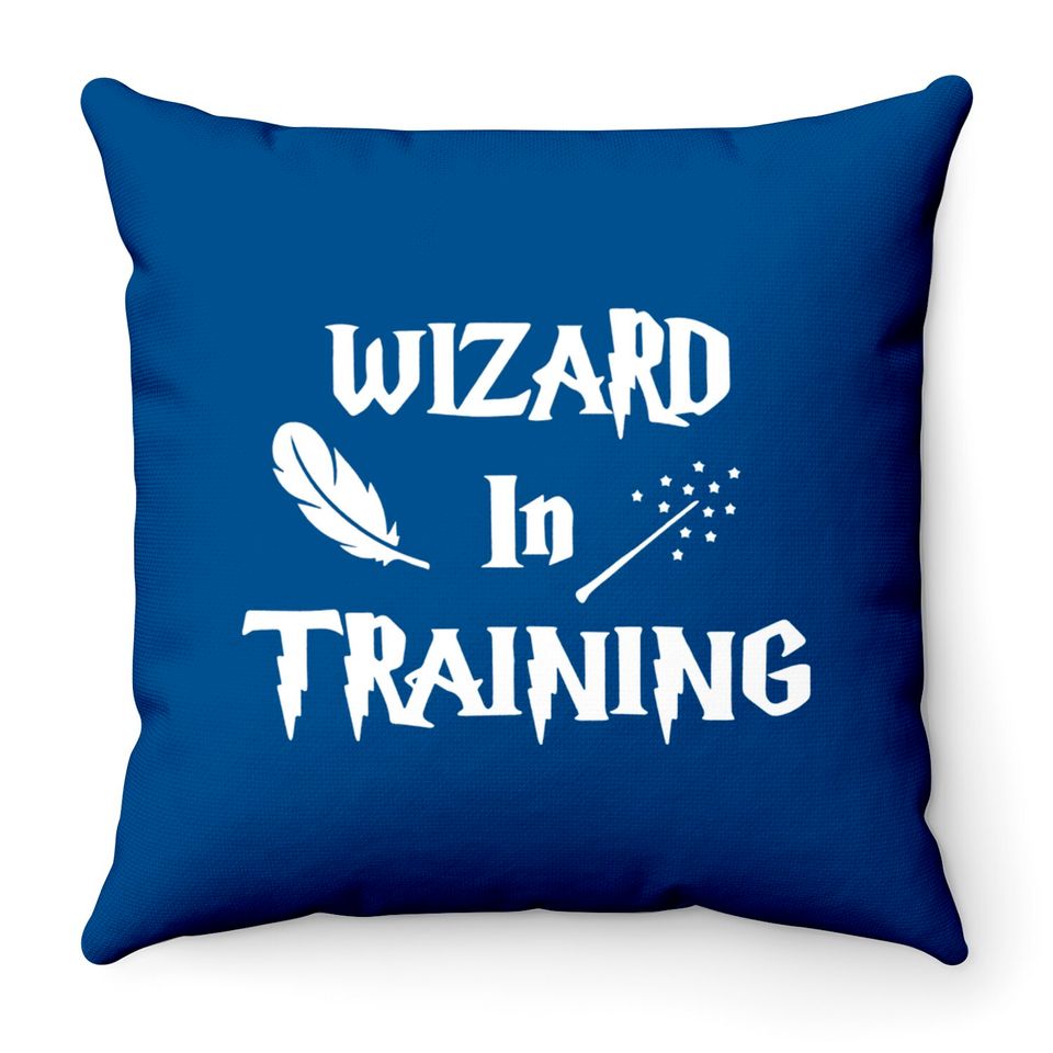 Wizard in Training Throw Pillows