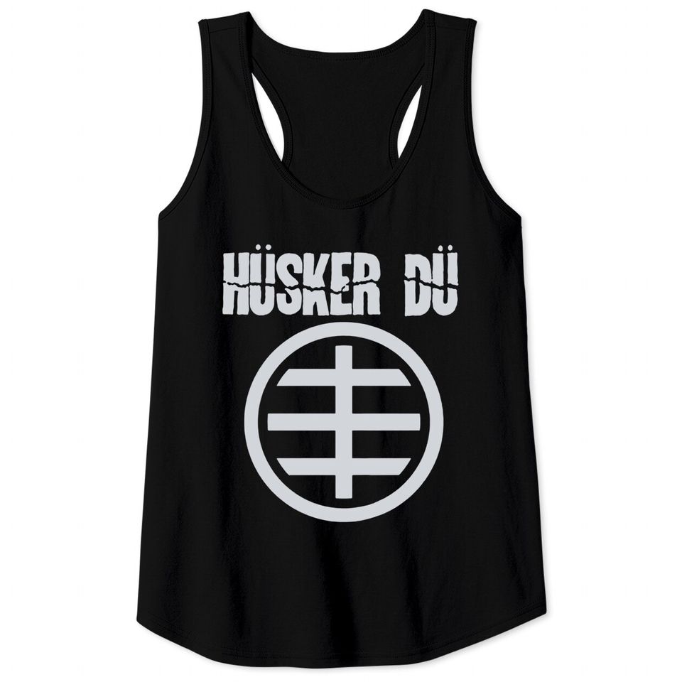 Blue Husker Du Circle Logo 1 Tee Tank Tops