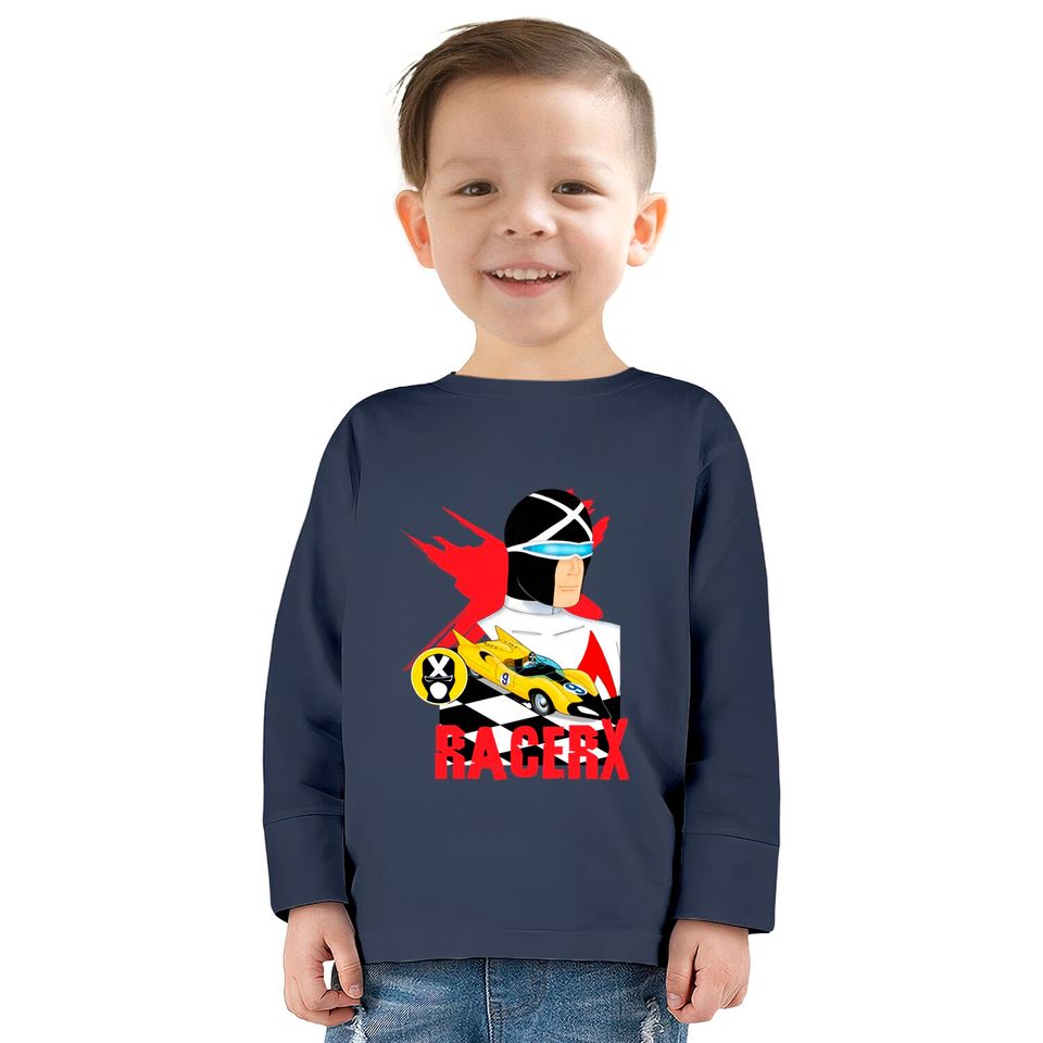 racer x speed racer retro - Racer X -  Kids Long Sleeve T-Shirts