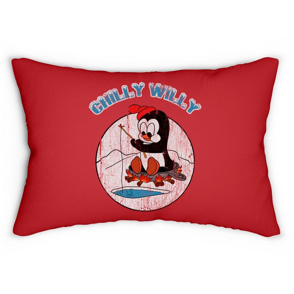 Distressed Chilly willy - Chilly Willy - Lumbar Pillows